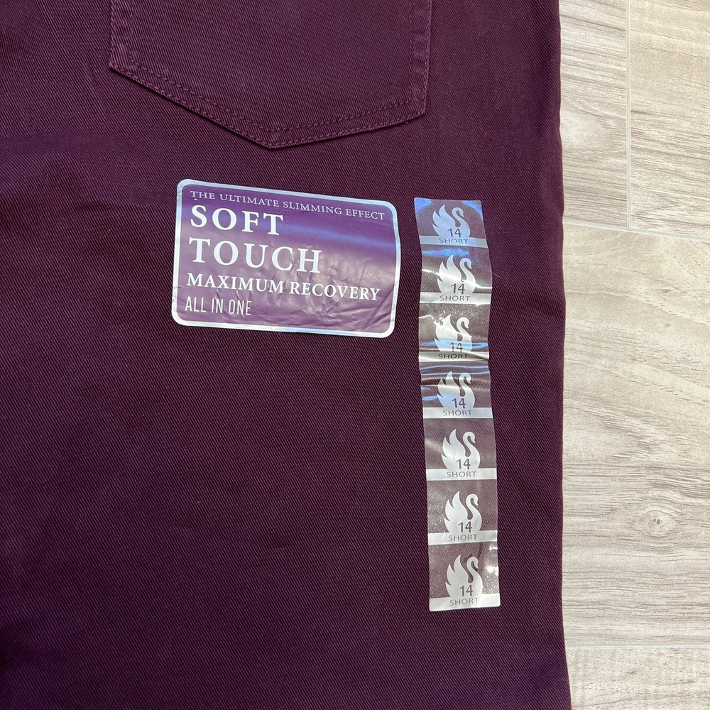 Gloria Vanderbilt Original Slimming Heritage Fit Tapered Leg jean Purple 14Short - Picture 11 of 12